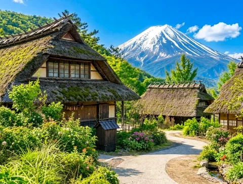 Oshino Hakkai Quellteiche auf der Mount Fuji Günstige Gruppentour