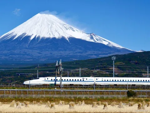 Vista del tour Monte Fuji e Hakone dalla funivia di Owakudani